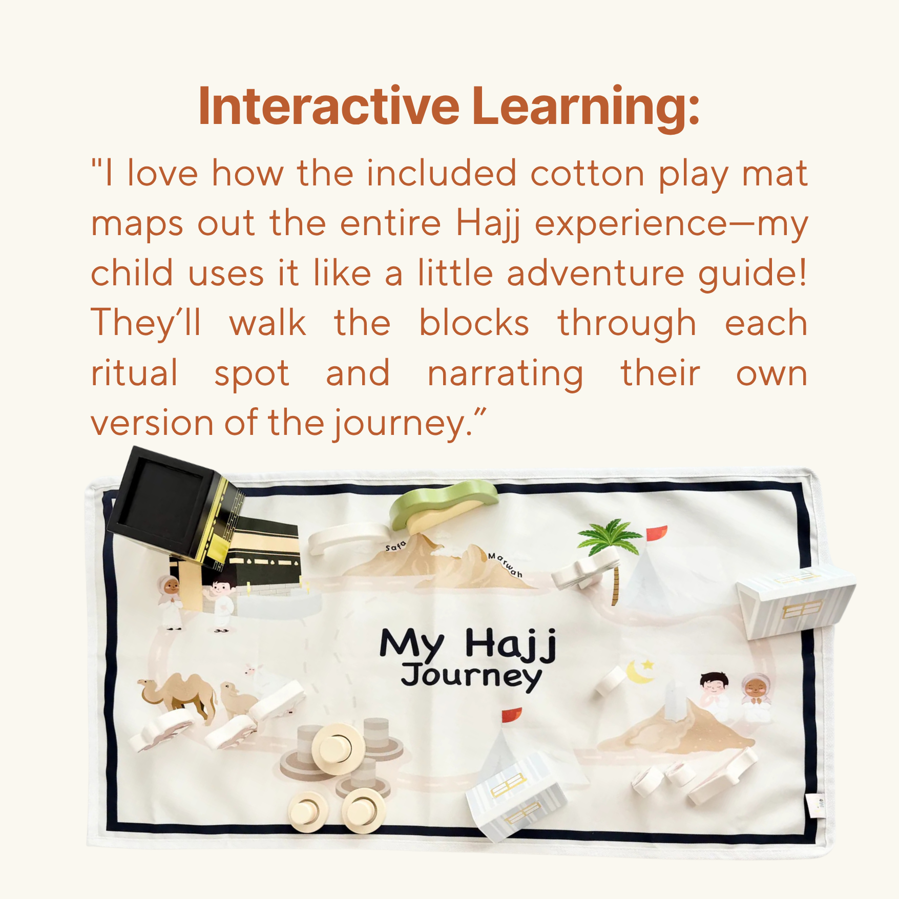 Hajj Rites Blocks+ Play Mat